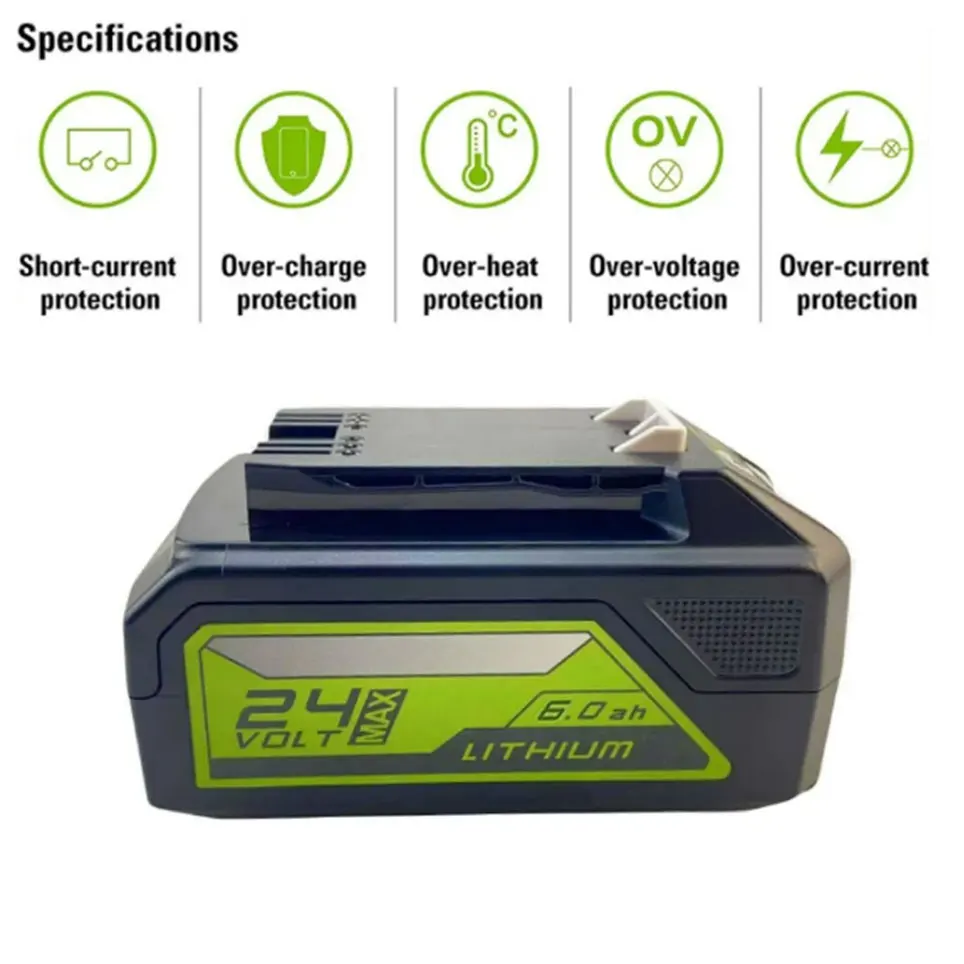 Suitable for Greenworks 24V 6.0ah lithium-ion battery (Greenworks battery) 100% brand new