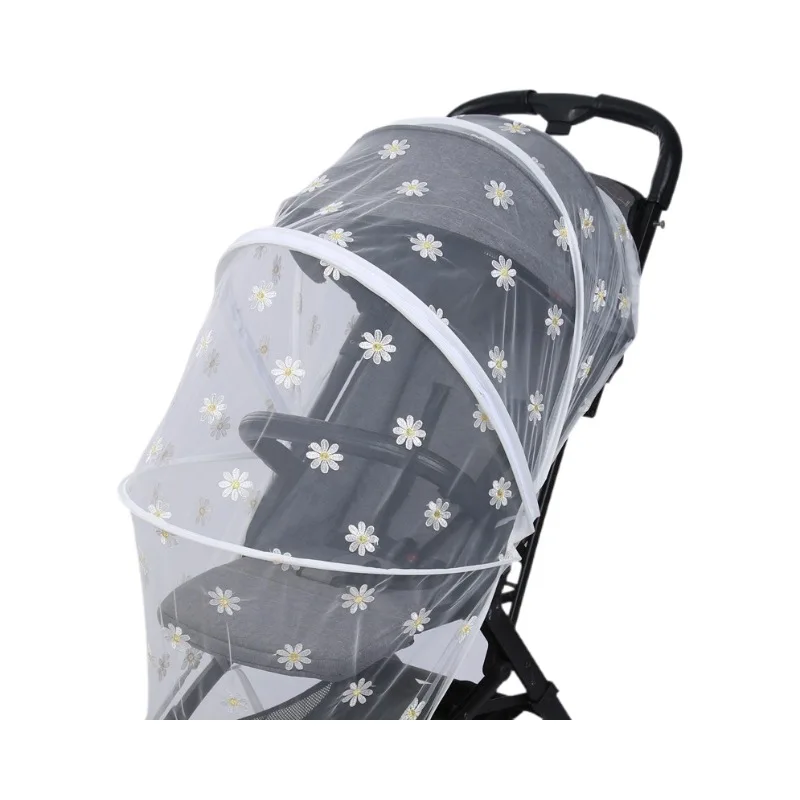 Baby Stroller Mosquito Net, Summer Umbrella Car, Universal Enlarged Encryption, Children's Insect Repellent Mesh Sunscreen
