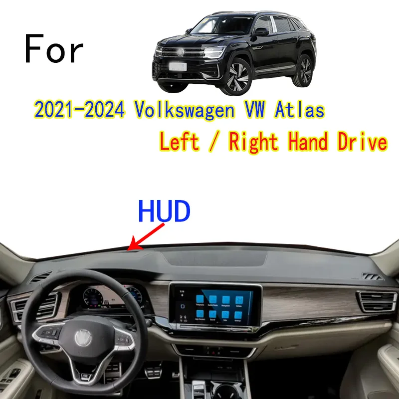 

For 2021-2024 Volkswagen VW Atlas X 380TSI 530 CU1 Dashmat Dashboard Cover Instrument Panel Insulation Sunscreen Protective Pad