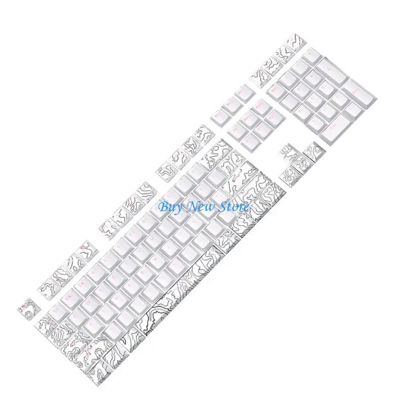 

20CE PBT Keycap Set 108 Keys Original Height Doubleshot Front-lit Backlit Keycap