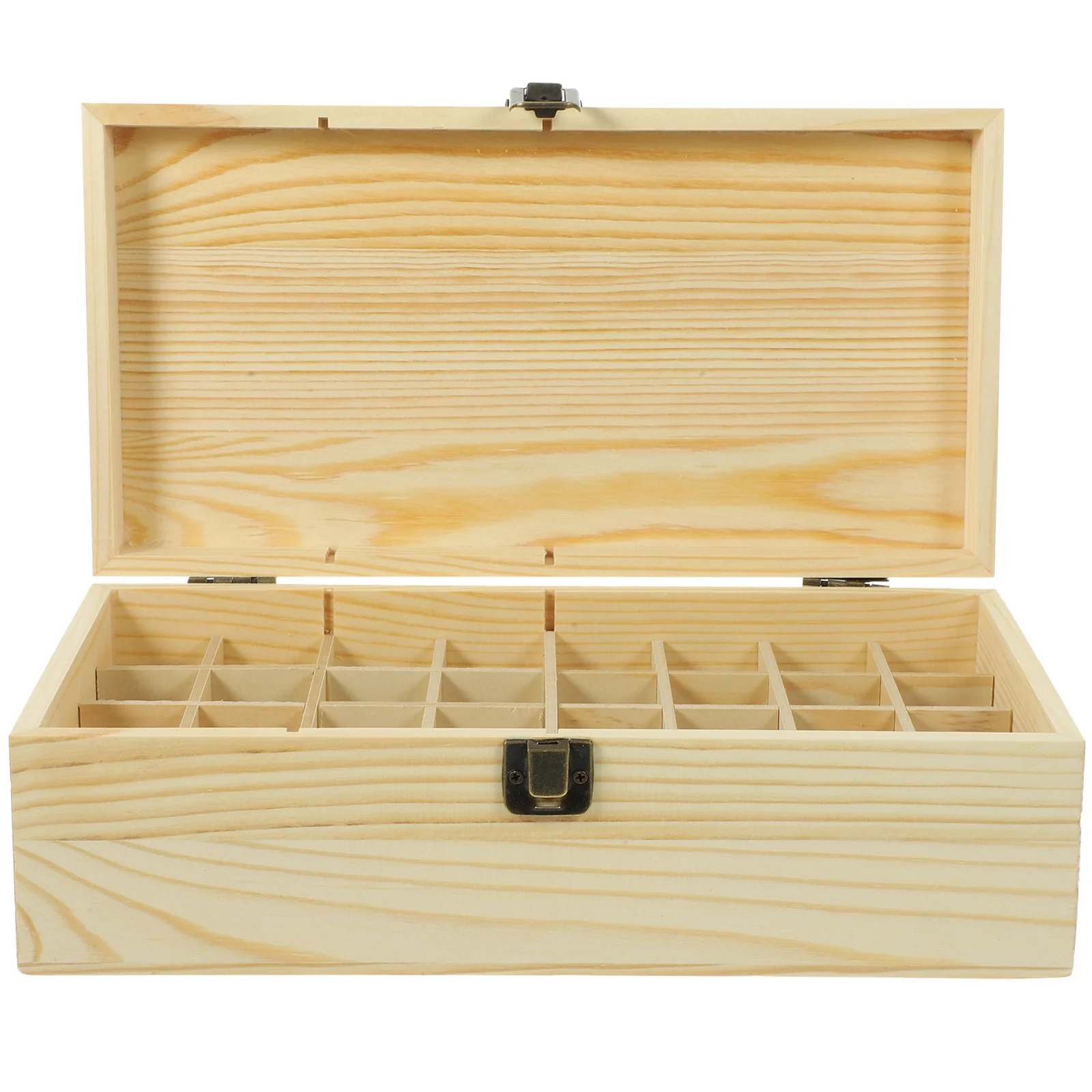 

Essential Oil Wooden Box Storage Holder Organizer Case For Bottles Travel Portable Display Rack Light Weight Sturdy