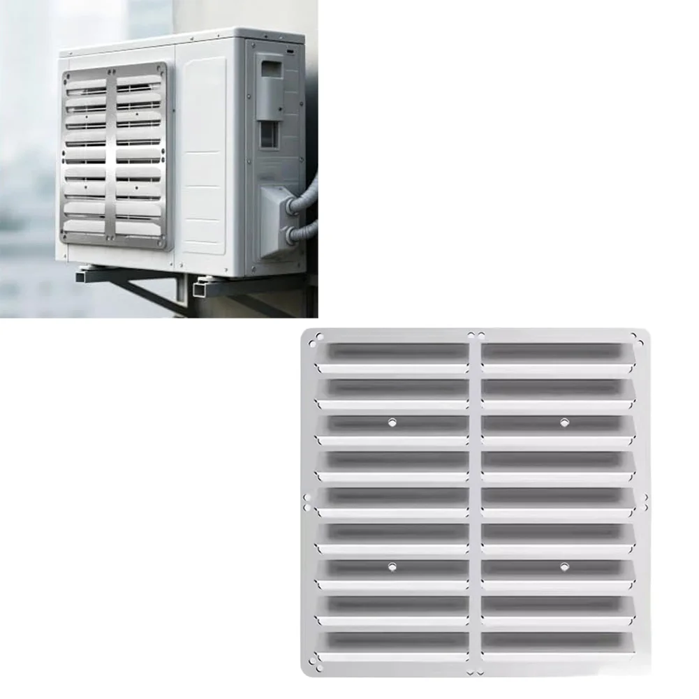 43/46/48/50cm Stainles Steel Air Conditioner Outdoor Unit Air Guide Plate No Drilling Required Air Conditioner Plate Accessories