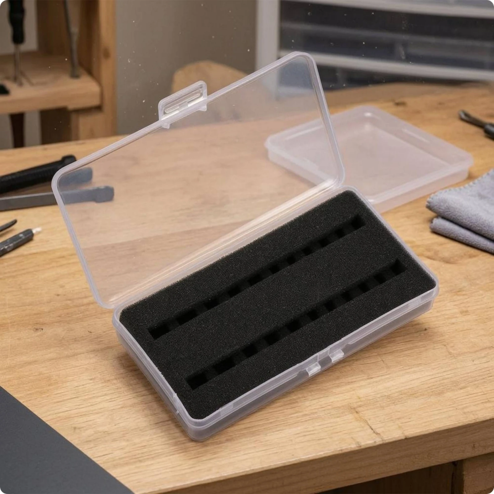 Figure Storage Box Hinged Lid - Figure Display Box ulasan dan harga