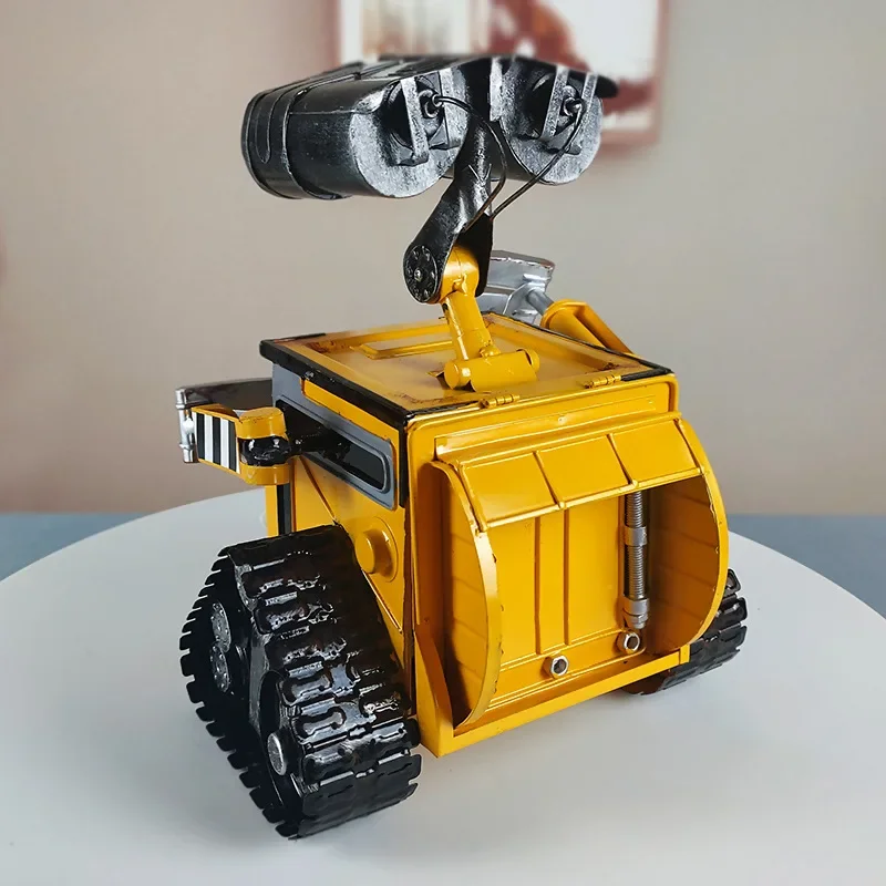 Disney Wall-e Movie Peripheral Iron Art Wall-e Retro Tissue Box Piggy Bank Metal Craft Decoration Home Decoration Brithday Gift