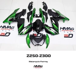 Motorcycle Fairing Shell For Z250 Z300 Injection ABS High Quality Fairing Racing Bright Black Green