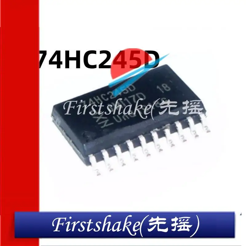 10Pcs Original Genuine 74HC245D,653 SOIC-20 Three-state Output Of The Eight-bus Transceiver IC Chip