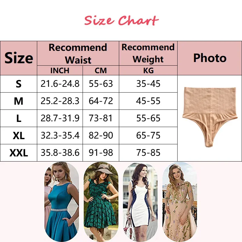 High Waist Butt Lifter Women Sexy Thong Shaper Tummy Control Panties Shaping Underwear Waist Trainer Pulling Briefs Shapewear