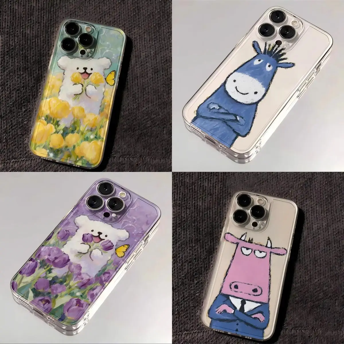 HOT Cool Blue Donkey Art Phone Case For Samsung Galaxy A27 A37 A57 A16 A07 A17 A36 A26 A56 A55 A35 A54 A24 A14 A06 A05 4G 5G