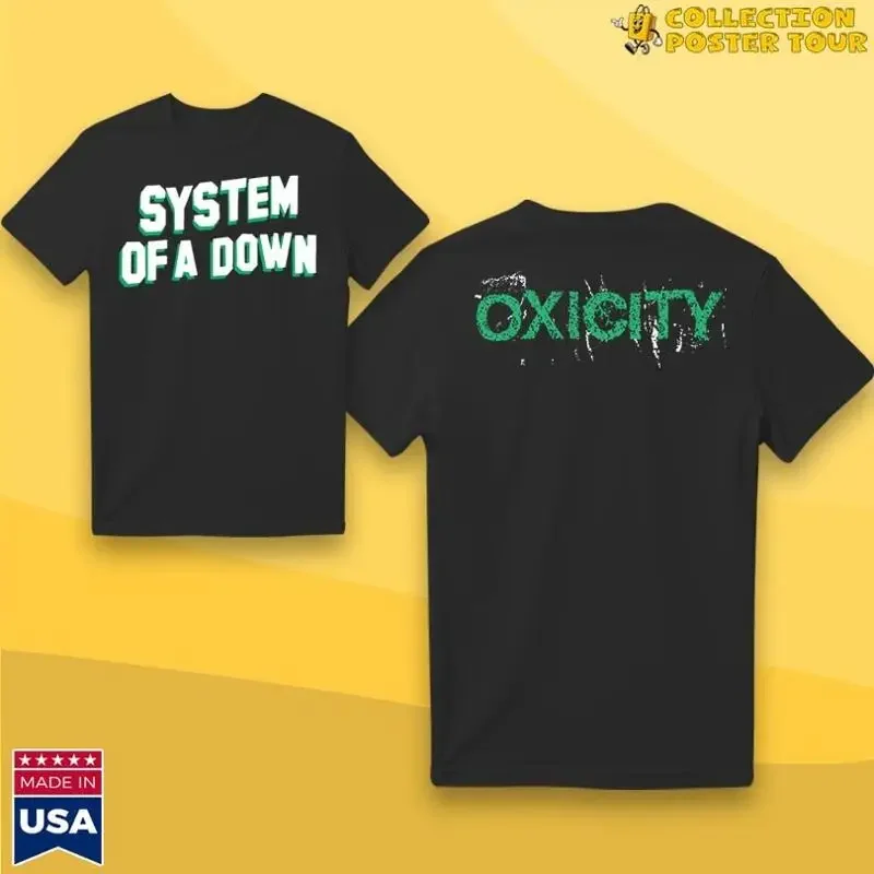 Systemm Off A Downn Toxicity T Shirt 2 Sides Fan S 5XL