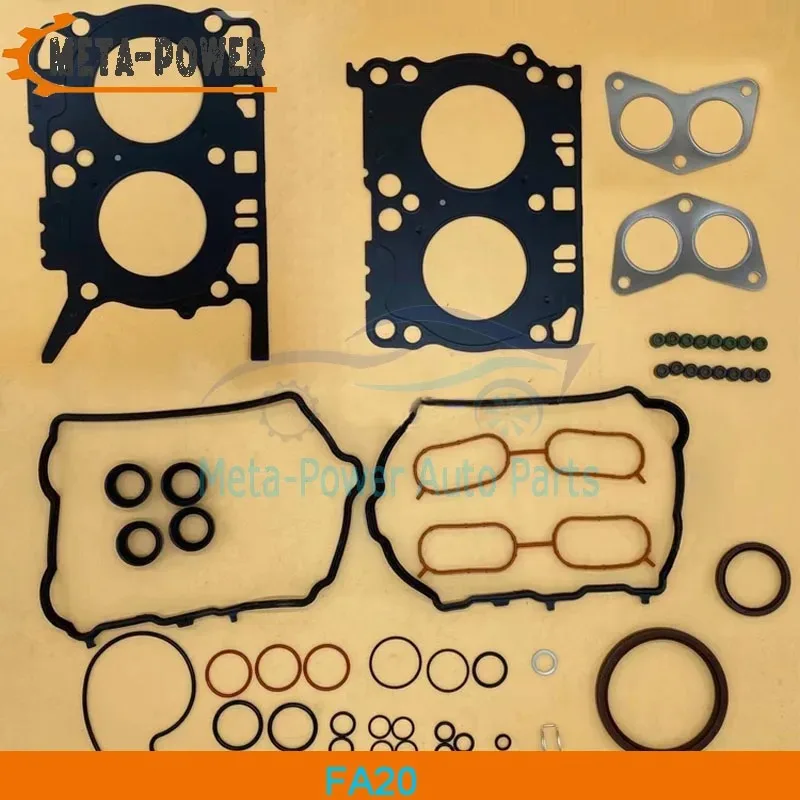 

Engine Full Gasket Repair Kit FA20 Auto Engine Overhaul Head Gasket Seal Set 10105AB820 for Subaru Forester Legacy Outback 2.0