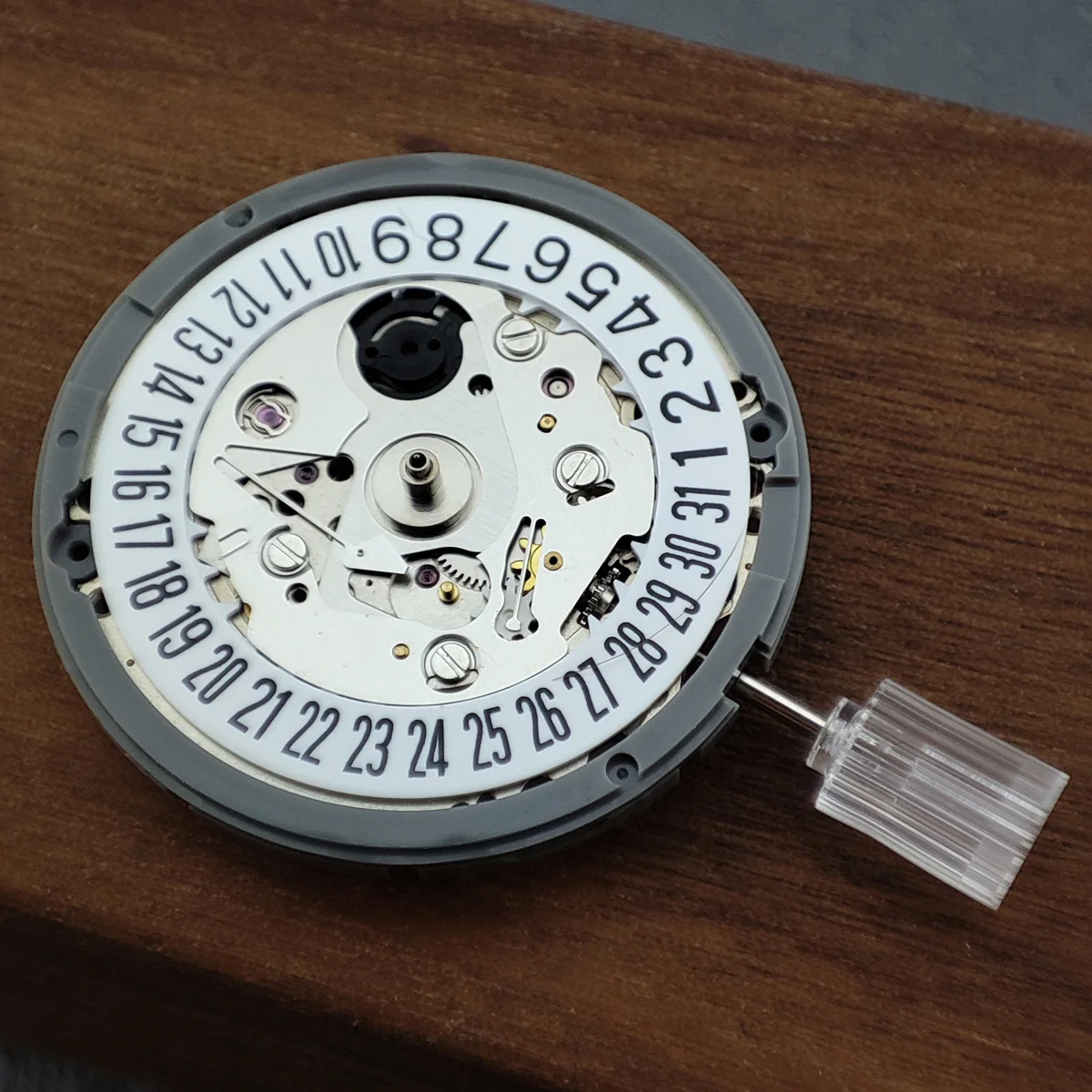 Nhật Bản Đồng Hồ NH35A 6 Giờ Cao Cấp Chuyển Động Cơ Học NH35 Trắng Datewheel Tự Động Tự Cuốn Độ Chính Xác Cao Movt Thay Thế 6