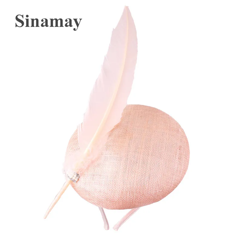 4 Layer Sinamay Nice Women Fascinator Hat Headband Ladies Cocktail Headpiece Ladies Wedding Church Race Tea Hair Accessories