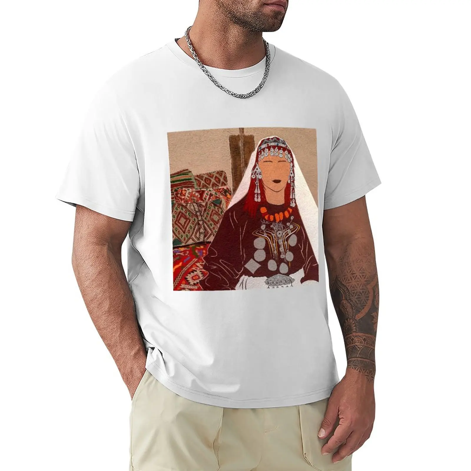 

Amazigh moroccan women with traditional cloths T-Shirt Aesthetic clothing for a boy customs design your own mens clothing