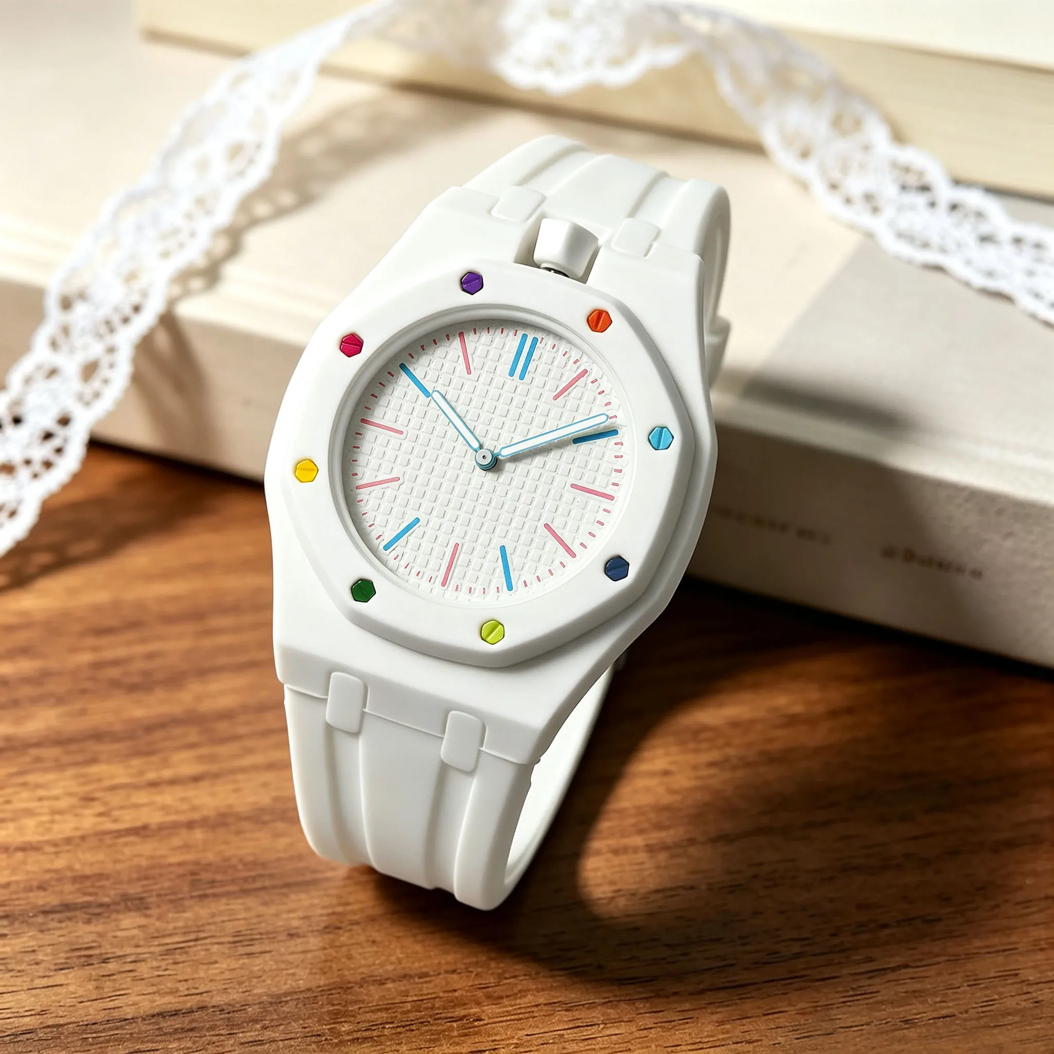 Multicolors Silicone Fashion Trend Unsiex Sport Popular Quartz Watches Anniversary Gift image 3