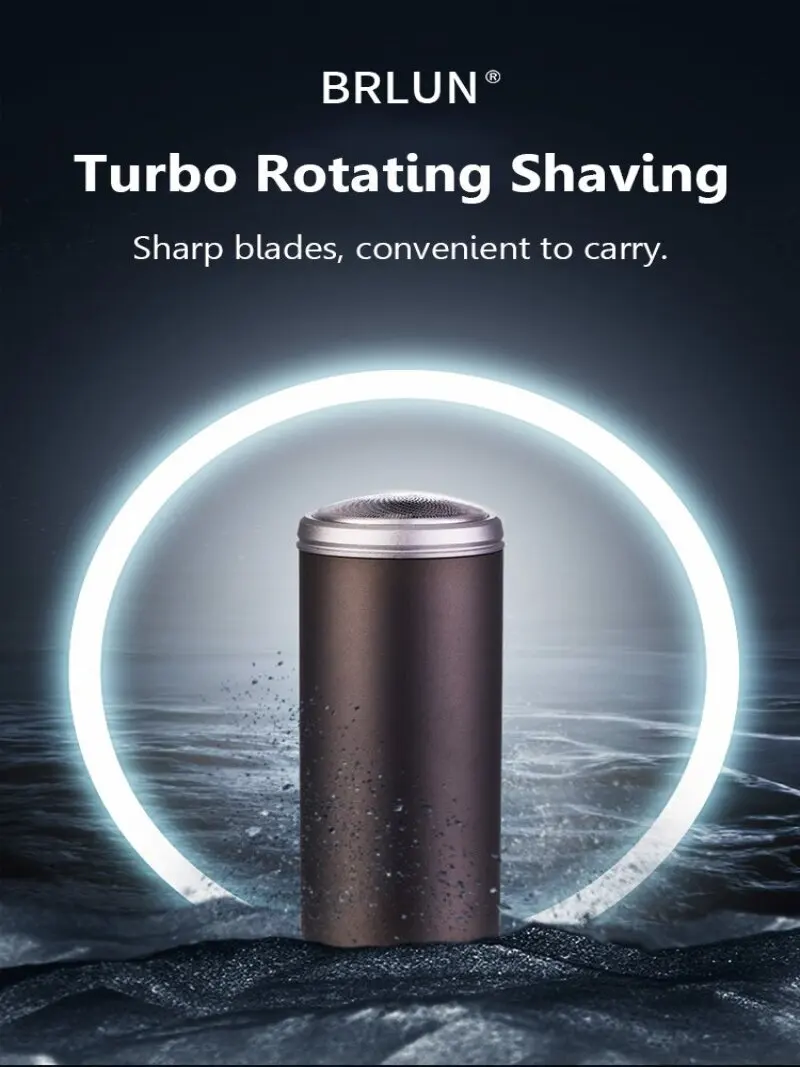 Портативная электрическая бритва перезаряжаемая моющаяся Мужская мини-бритва дорожная портативная бритва