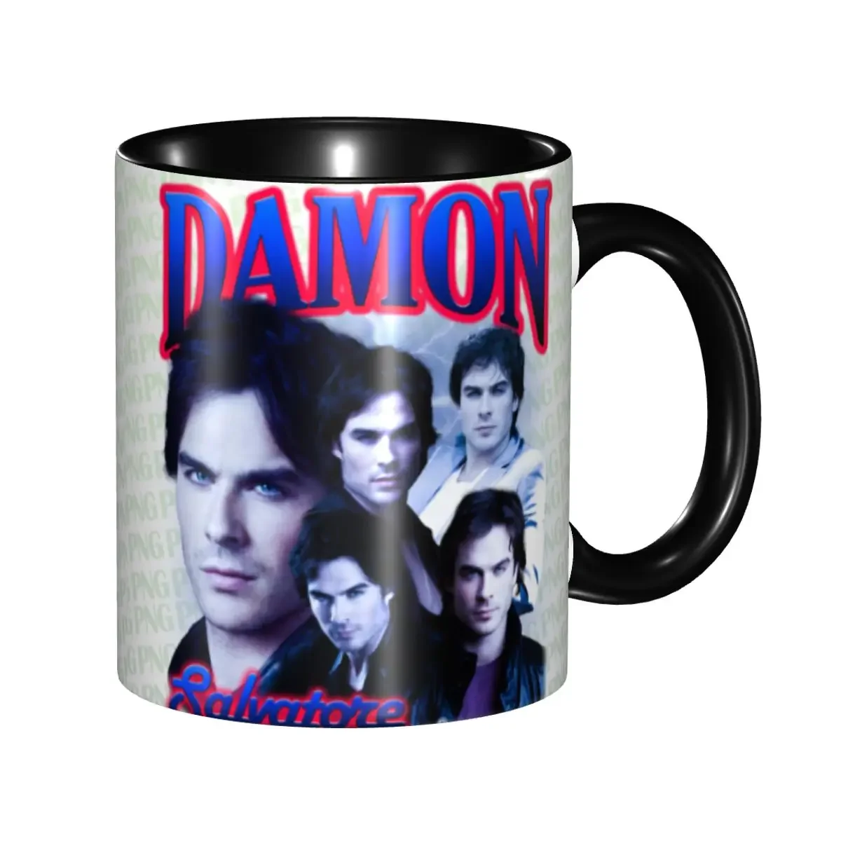 Damon Salvatore Mug Personalized The Vampire Diaries Ceramic Coffee Mug Creative Present