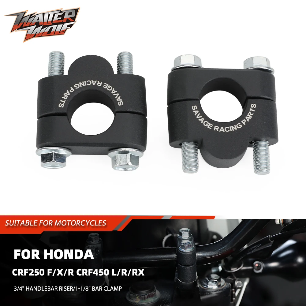 Para Honda CRF250 F/X/RX/L CRF125 F/FB/X CRF150 R/RB/F CRF230 F/L/M CRF450 L/R/X/ CRF300L elevador manillar adaptador de extensión superior