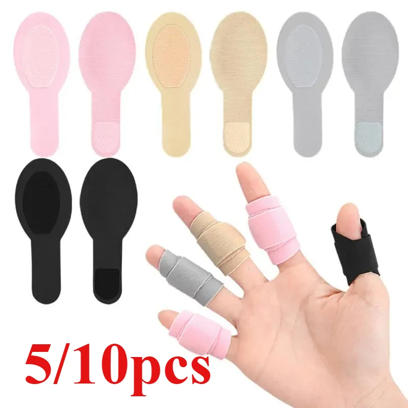 

5/10pcsAdjustable Finger Splice Tutor for Arthritis Pain Relief, Reusable Straightening Corrector, Finger Protective Strap