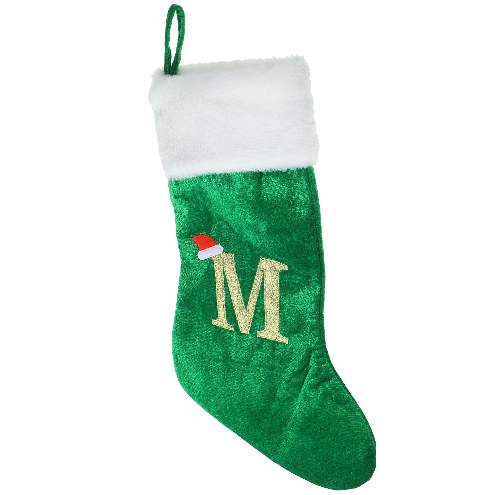 

Christmas Stockings Red Letter O Gift Bags Hanging Decor Tree naments Home Party Supplies Baby Growth Commemoration Xmas Sock C