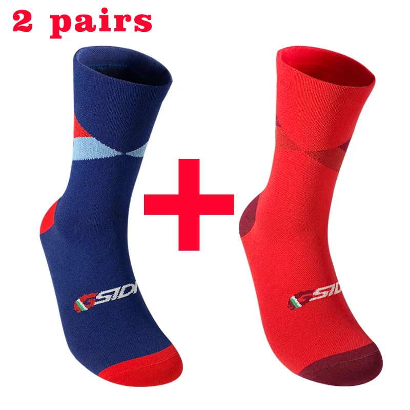 2pairs Professionelle Radfahren Socken Atmungsaktive Road Fahrrad Socken Männer Frauen Outdoor Sport Racing Sport Socken Hohe Qualität – Detail 11