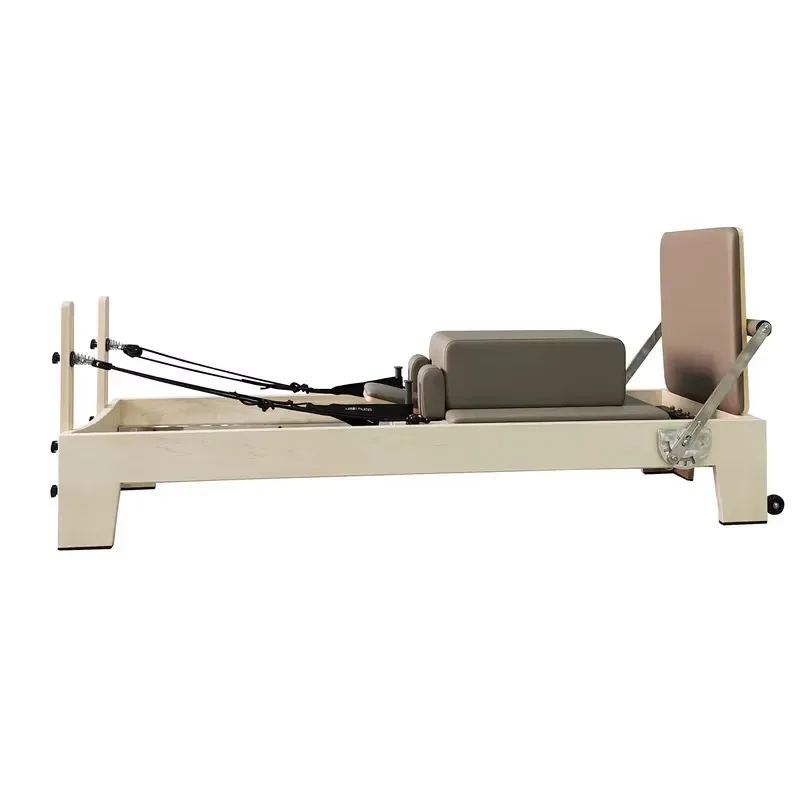 Commercial Pilates Studio Maple Wood Reformers Durable Portable Adjustable Eco-Friendly Multifunction Core Bed Springboard