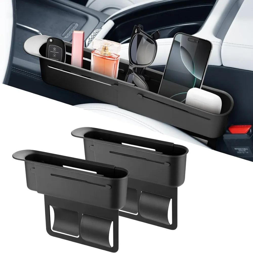 Auto Sitz Spalt Lagerung Box Lücke Schlitz Füllstoff Lagerung Regal Multi-funktionale Große Kapazität Push-Pull Typ Auto Lagerung rack