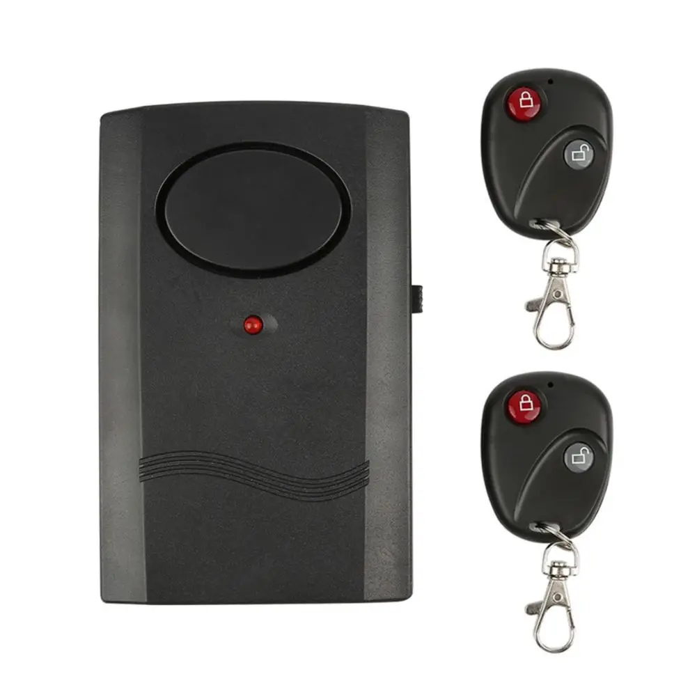 Wireless Anti-Theft Alarm With Remote Bike Alarm 120dB Wireless Anti Theft Vibration Motion Sensor Vehicle Security Alarm System