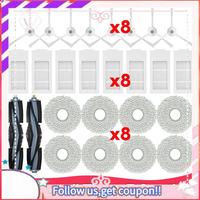 A50F-For Yeedi Floor 3 Station Robot Vacuum Cleaner Spare Parts Accessories Main Side Brush Mop Pads Cloth