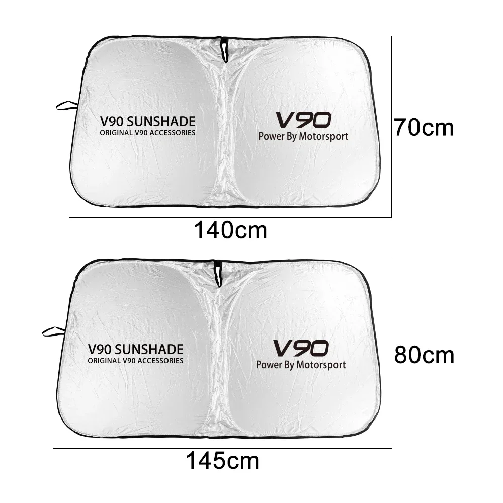 Car Windshield Sunshade Cover Blocking UV Rays For Volvo XC90 XC60 C30 T6 S60 C70 XC40 V40 XC70 V70 V60 V50 S80 S40 AWD V90 S90