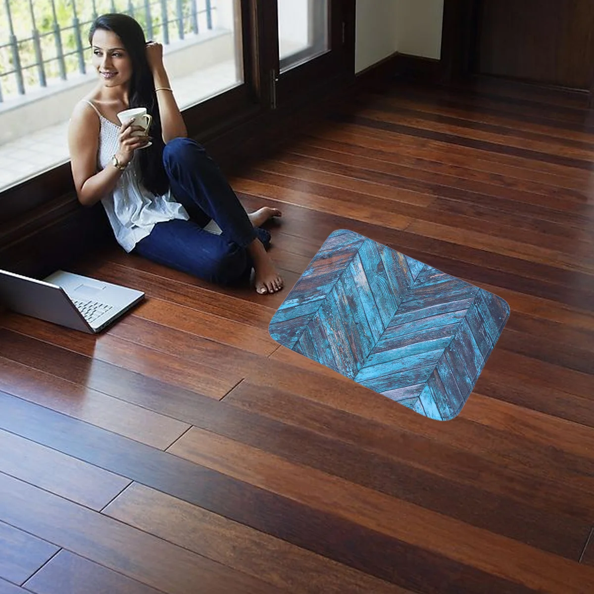 

Non Slip Doormat Floor Mats Flannel Soft Anti Slip Living Room Balcony Easy Clean Machine Washable Home Decor Protect Feet Cold