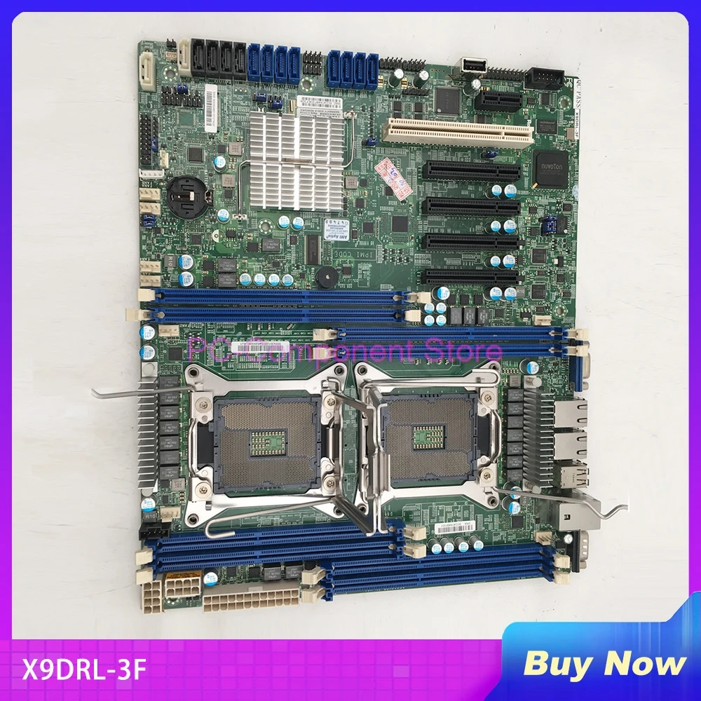 For SuperMicro Server Motherboard Support E5 2690 V2 CPU X79 DDR3 X9DRL-3F