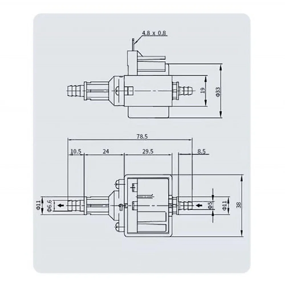 JYPC-2 Electromagnetic Water Pump AC220-240V 50Hz 16W 3Bar 50ml Min Low Noise for Garment Steamer Cleaning