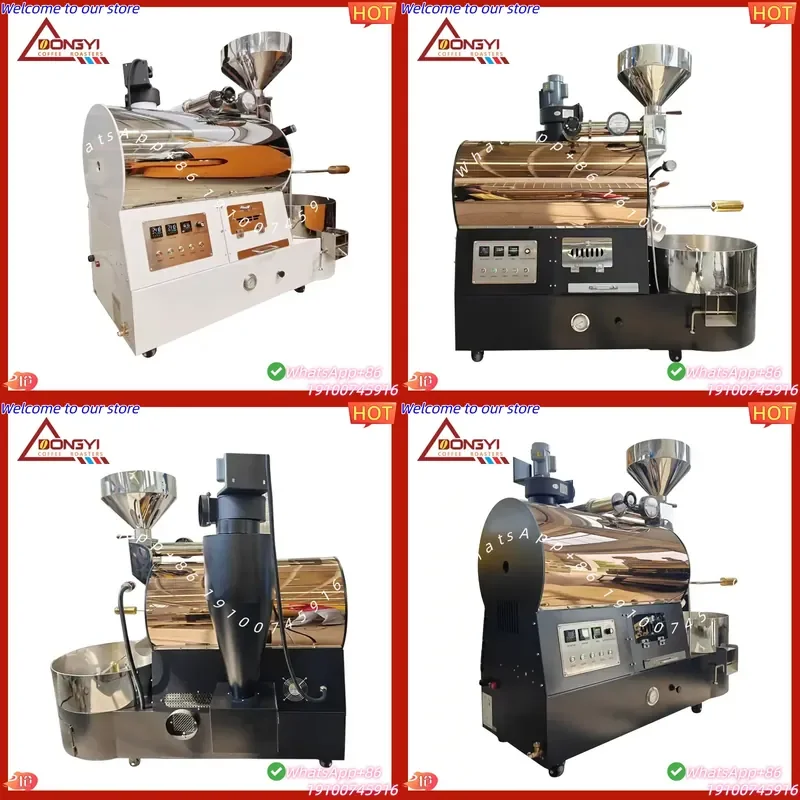 2026 Economy Coffee Roaster and Efficient Home Coffee Roaster Drum Type Professional Roasting for Coffee Bean