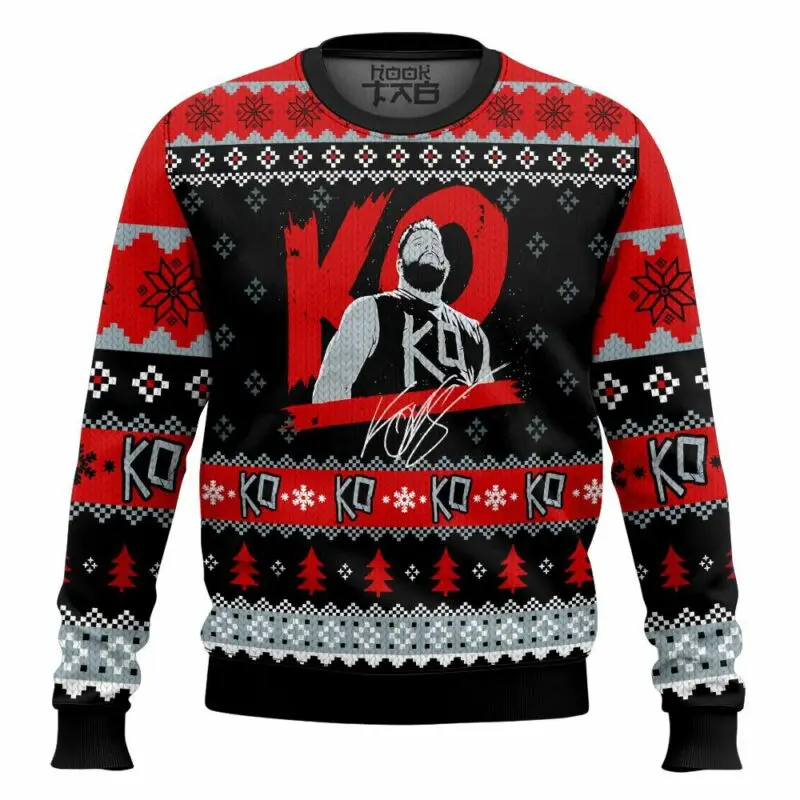 

Men's Kevin Owens Ugly Sweater Simple Fashionable Versatile Shows Personality Suitable For Festival Concerts Or Performances