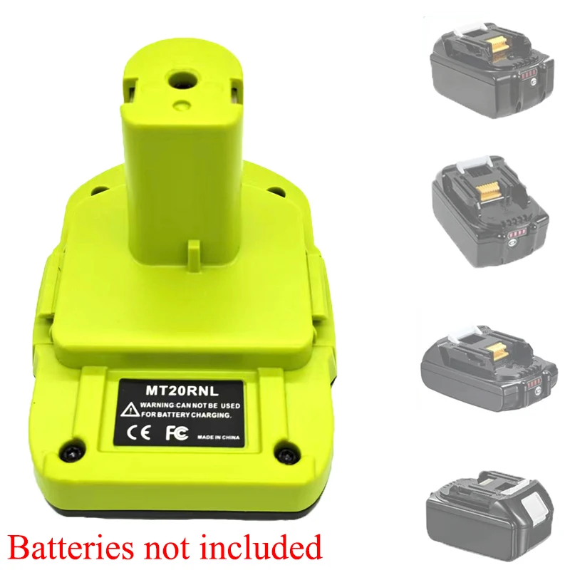 

For Makita 18V Lithium Batteries MT20RNL Battery Adapter Converter Compatible with For Roybi 18V Battery Cordless Power Tools