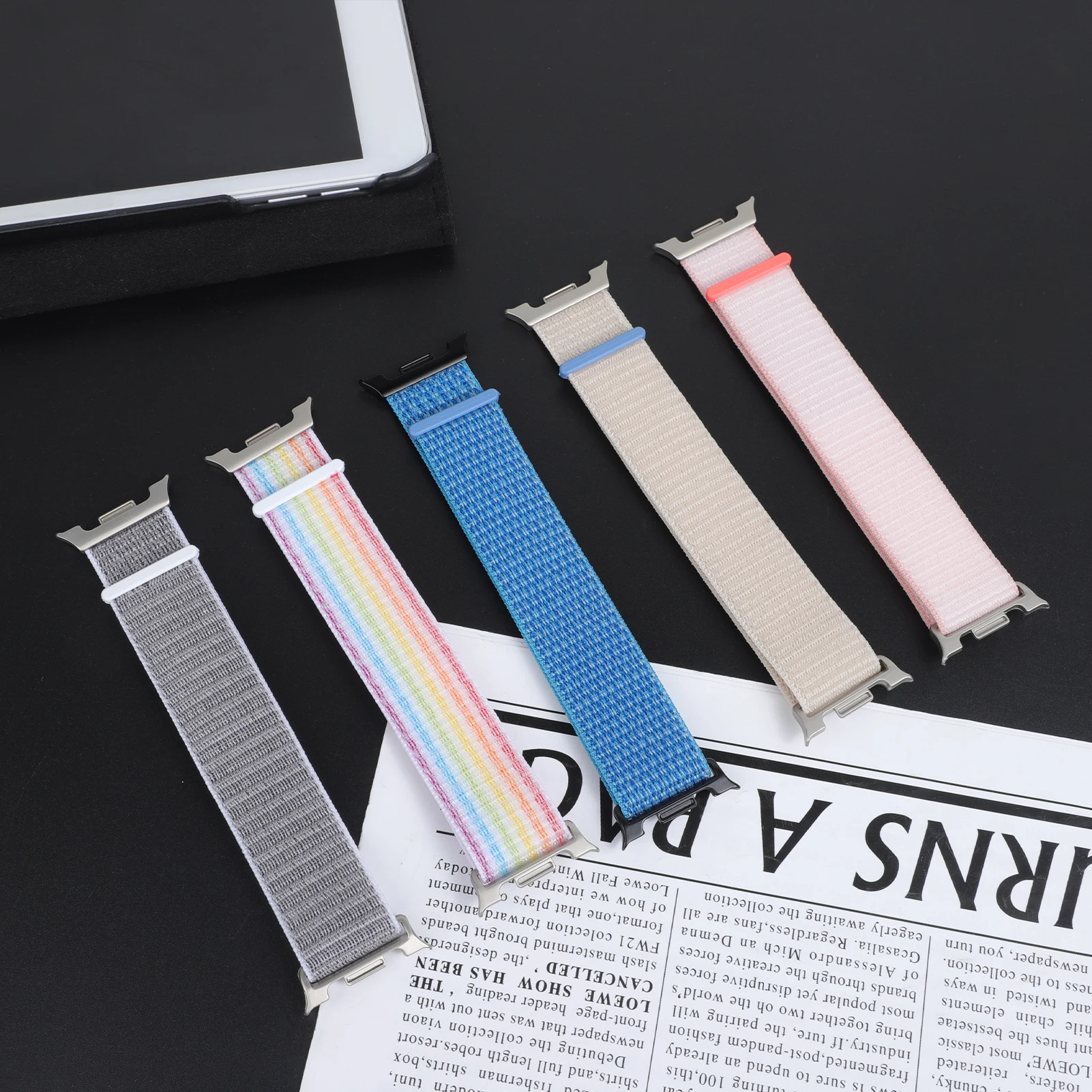 Nylon-Sportarmbänder für Samsung Galaxy Watch 8, klassisches Smartwatch-Zubehör, Handgelenk-Armband, Correa Galaxy Watch 8 40 mm 44 mm Band