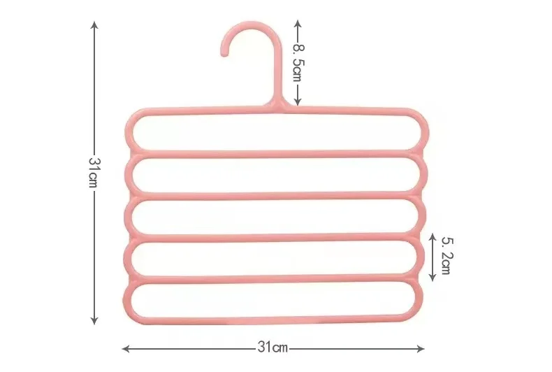 5 Layers Large Capacity Hair Claw Organizer Rack,  Declutter Vanity Storage Space Saving Hair Accessories Storage for Bathroom