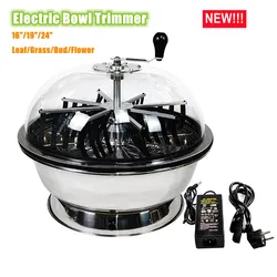 NEW!!! AC100-220V Electric Leaf Bowl Cutter 16 19 24 Inch Hydroponic Grass Crusher Electric Twisted Spin Plant Leaf Bud Trimmer