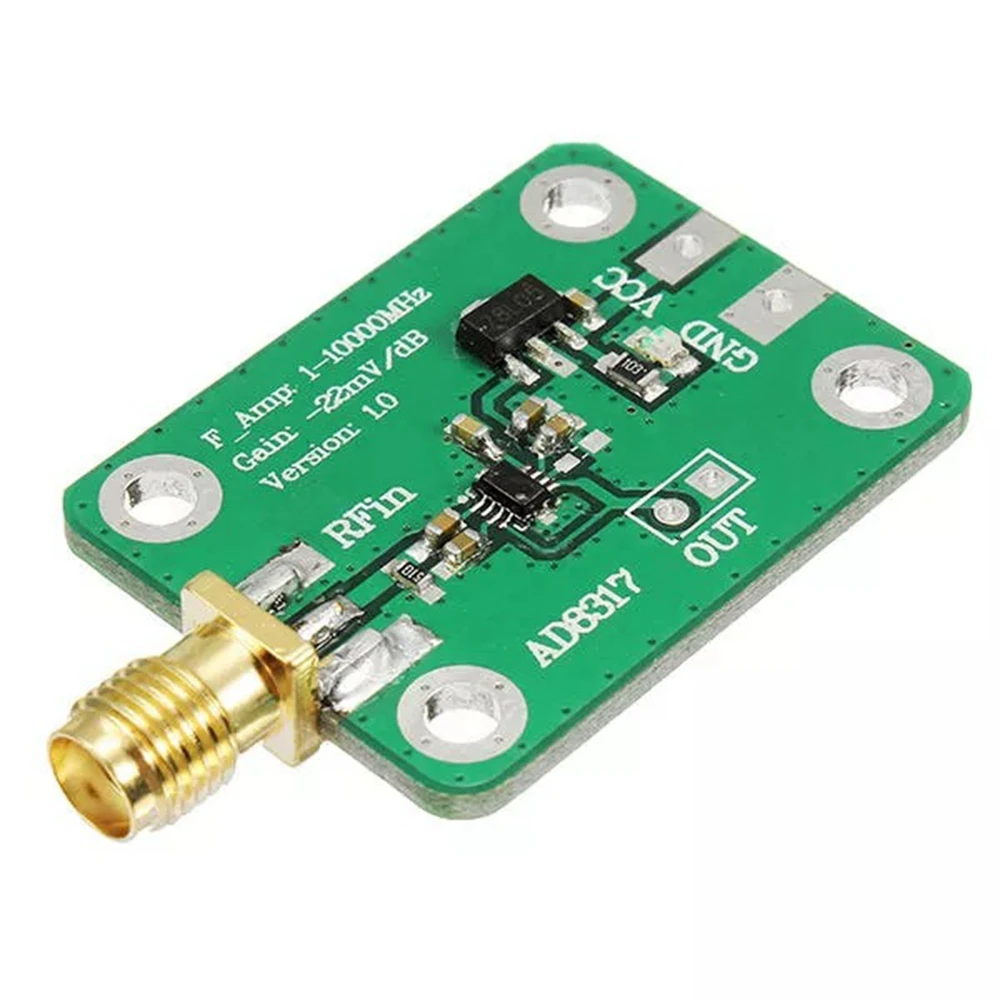 N16R AD8317 High Speed Logarithmic Detector RF Log Detector RF Signal Log Output Power Meter 1M-10000MHz Controller