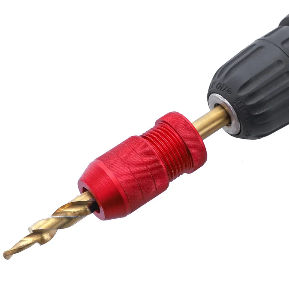 Adjustable Drill Stop Collar Aluminum Alloy Anti Slip Nylon Inner Ring Drill Stop Collar 2-5mm 6-11mm
