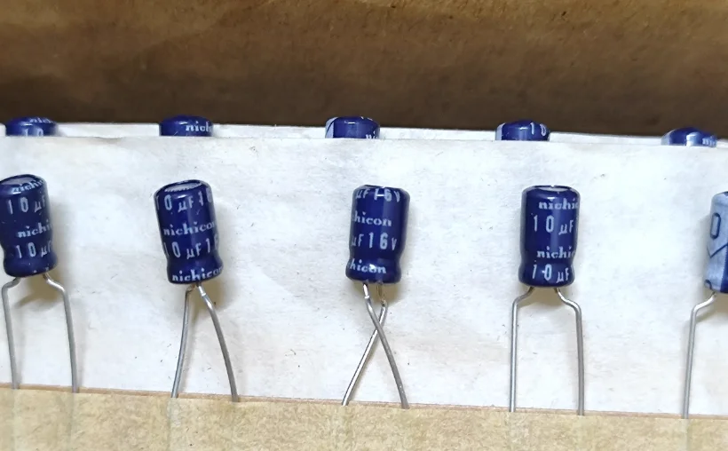 30pcs/lot Original Japanese Nichicon 16V 10UF SA 4x7mm audio aluminum electrolytic capacitor free shipping