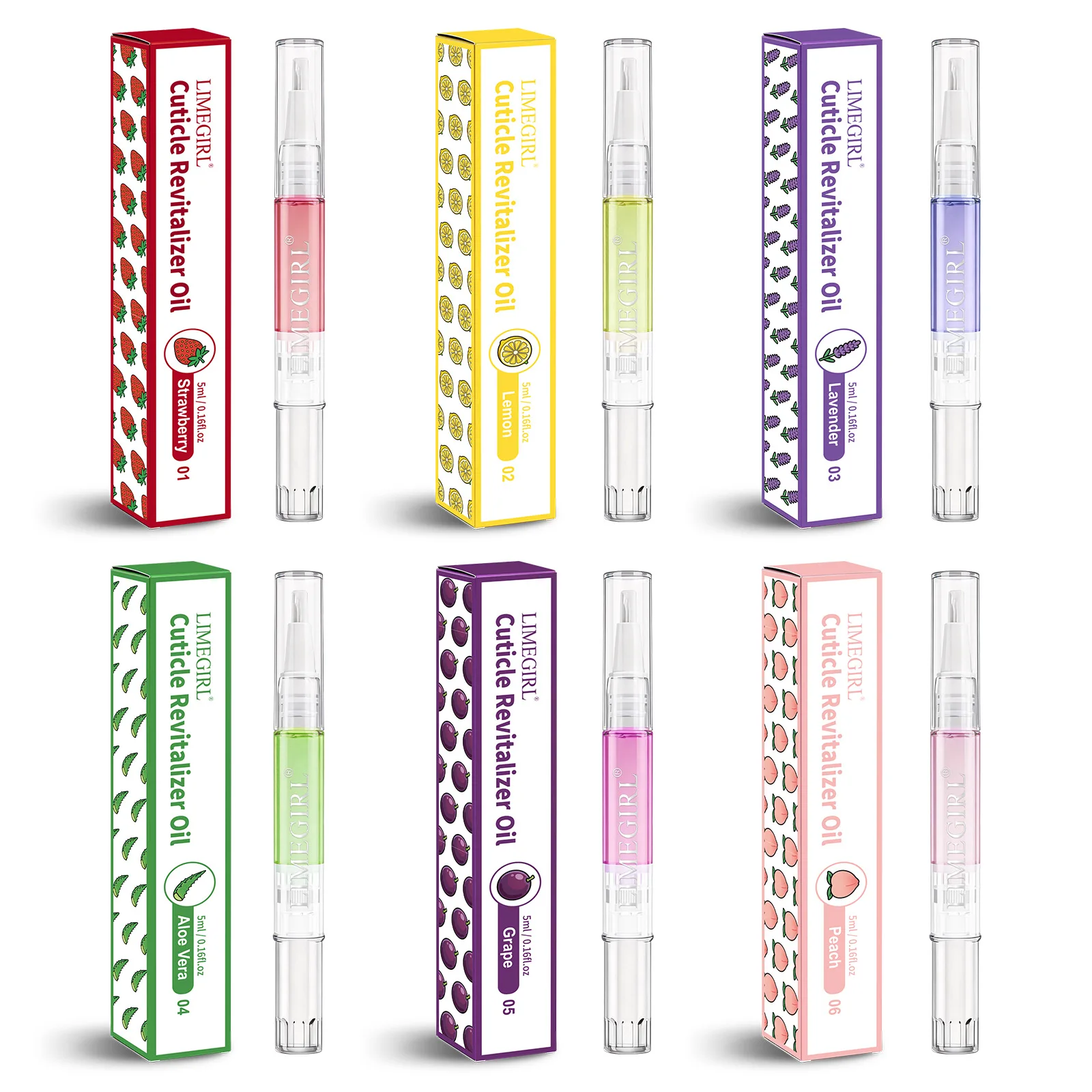 5Ml Nail Art Nutrition Pen Finger Edge Oil Nail Care Oil Nail & Cuticle Repair Portable Pen Hangnail Treatment