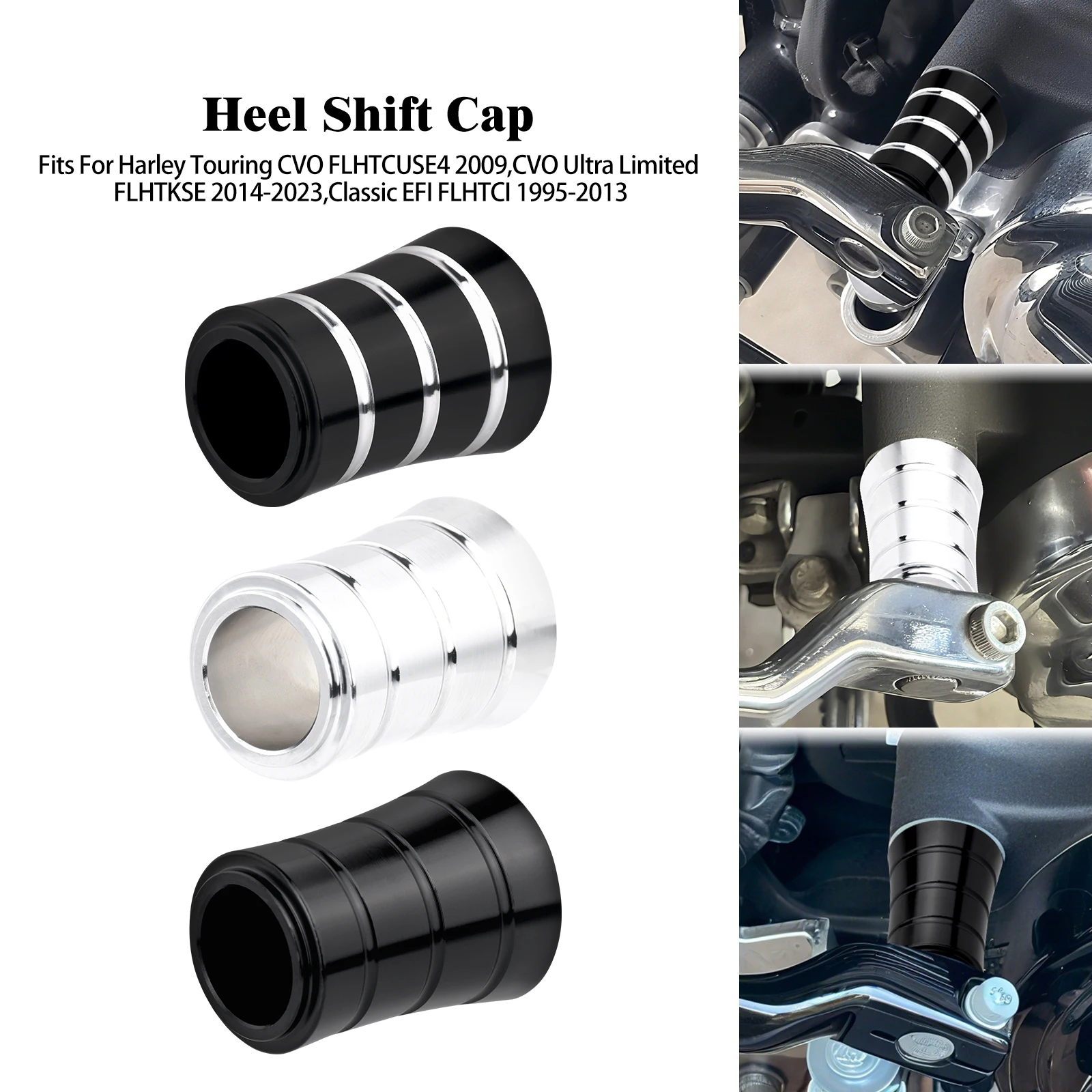 

Motorcycle Aluminum Gear Shift Lever Heel Shifter Cap For Harley Touring Road Street Glide Electra Glide CVO FLHTCUSE4 2009-2013
