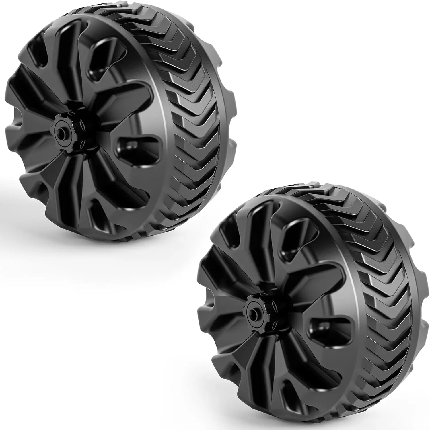 

Wagon Wheels Replacement 8" Diameter X 3.4" Wide for Utility Wagon Cart