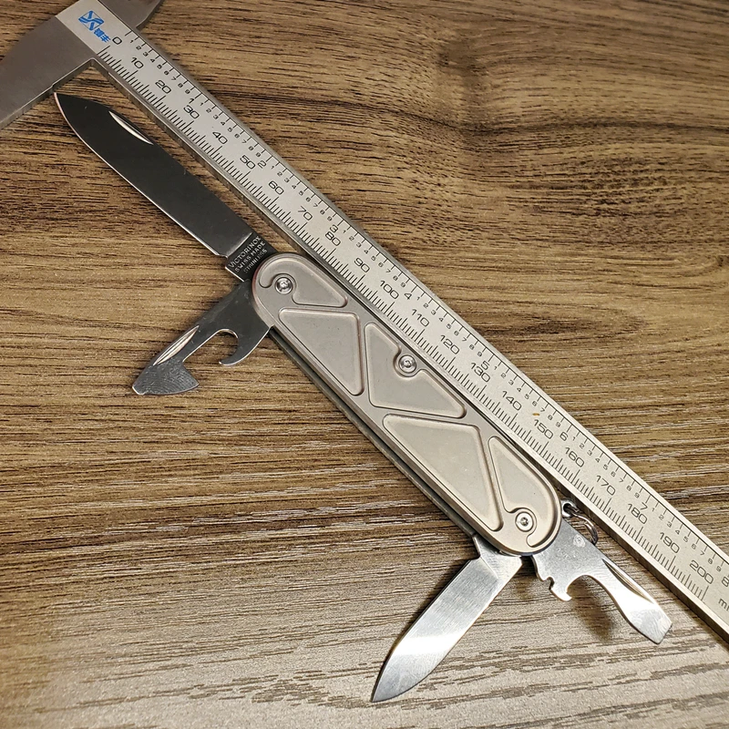 

Mapu Jingstrip Tactics, modified Ruidao pure titanium alloy handle DIY original climbing Spartan numerical control