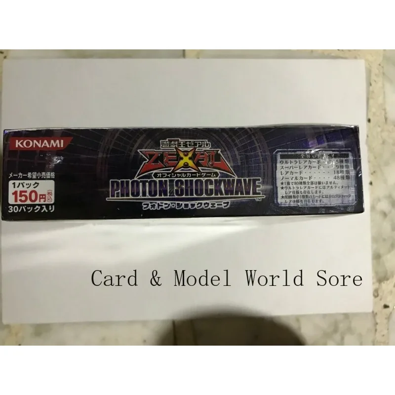 YuGiOh Official Konami 2011 ZEXAL Photon Shockwave SEALED Booster Box giapponese