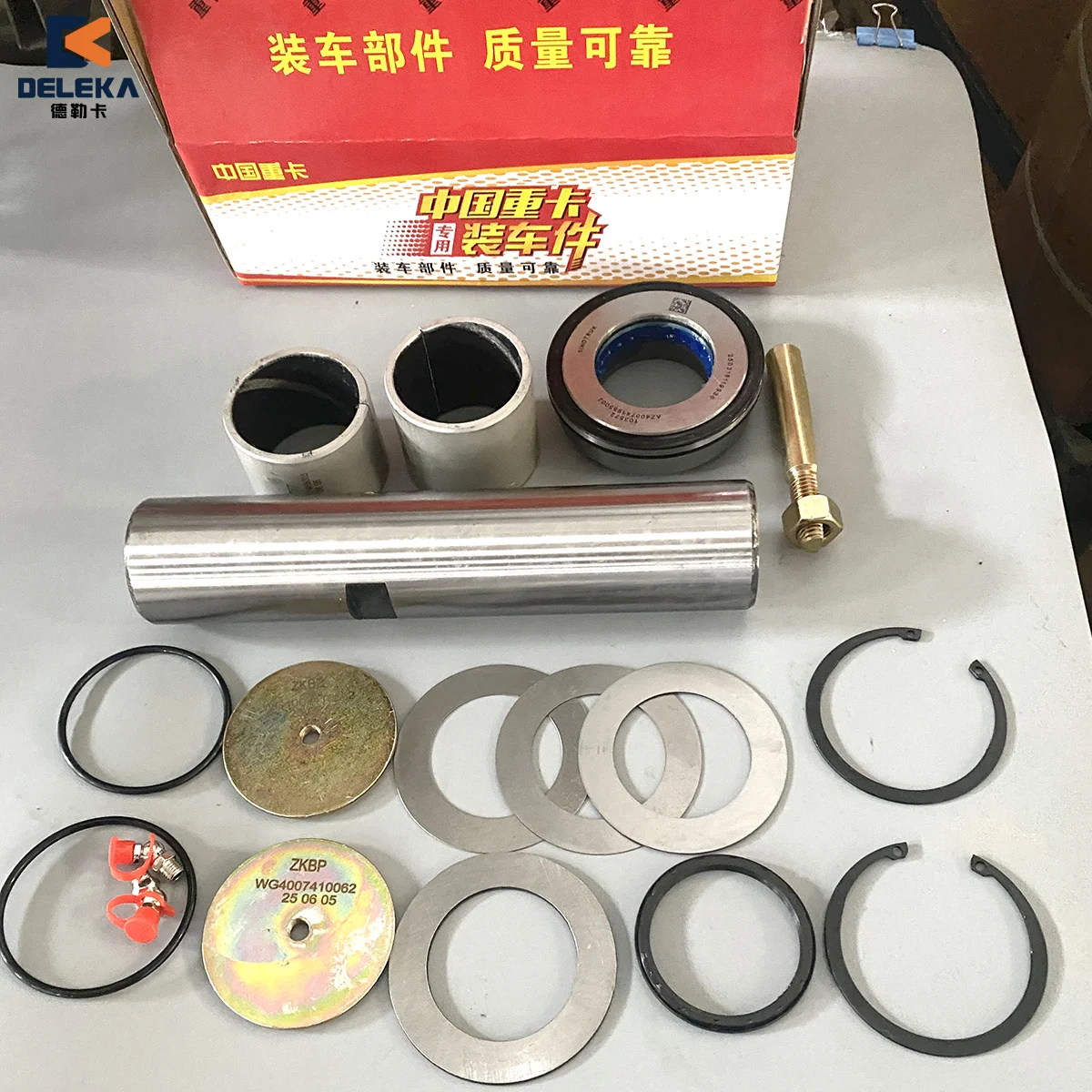 Truck Parts Kingpin Bush O-ring Thrust Bearing Main Sales Cover Wheel Bolts Wheel Nut Elastic Retaining Ring Ror Holes