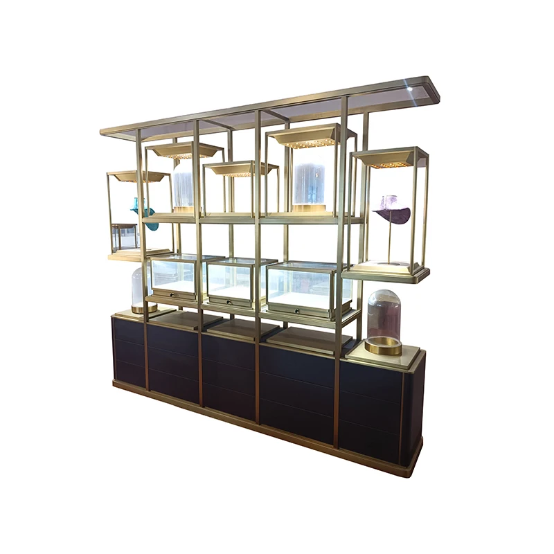 

custom，New arrivals Customized Shopping Mall Wall Display Stand Retail Store Furniture For Cosmetic Display Cabinet and Showcase