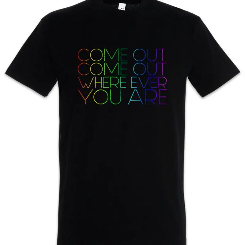 Come Out T Shirt Fun Gay Gays Free Love Is Equal