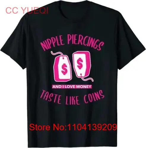 NEW Limited Pierced Nipples Funny Sexy Piercin Design T shirt USA S XXL long or short sleeves